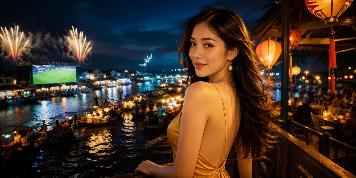 Khung cảnh Hội An về đêm với đèn lồng, biểu tượng cho văn hóa và điều khoản minh bạch của nền tảng